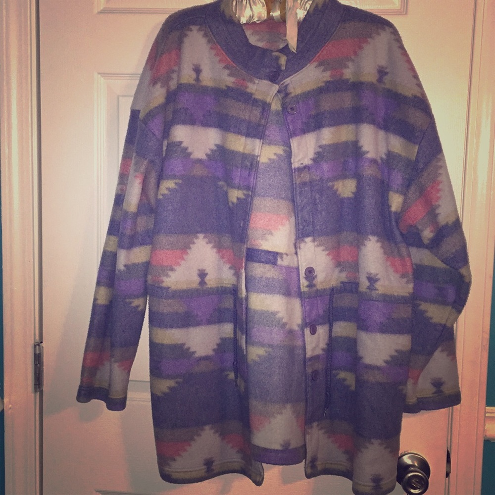Aztec oversized cardigan with pockets!!! 💜